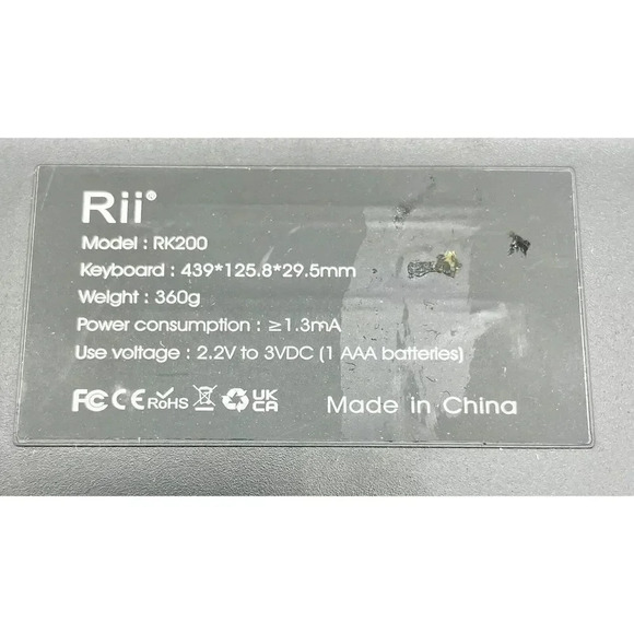Wireless Keyboard & Mouse‎ Combo Rii RK200 Standard Office for Windows & Android - Picture 3 of 8